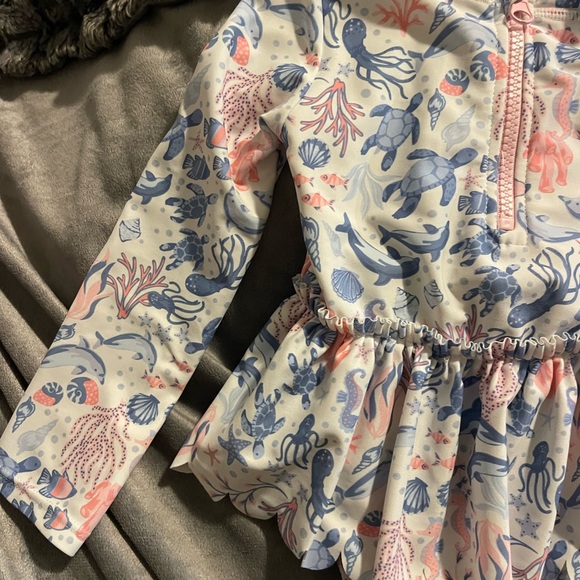 Cynthia Rowley Kids' Marine Life Swimsuit - Picture 5 of 5